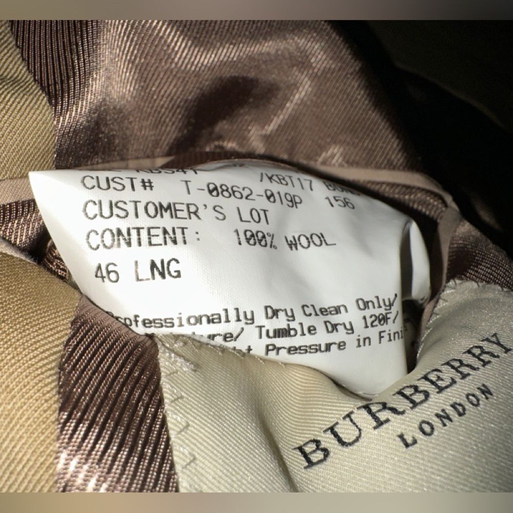 Burberry Men's Tan Blazer Unworn - Picture 4 of 5